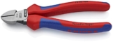 KNIPEX 70 02 160 Seitenschneider, präzises Schneiden bis Ø 4,0 mm, mit Mehrkomponenten-Griffhüllen, 160 mm -