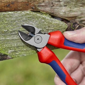 KNIPEX 70 02 160 Seitenschneider, präzises Schneiden bis Ø 4,0 mm, mit Mehrkomponenten-Griffhüllen, 160 mm - 