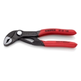 KNIPEX 87 01 125 Cobra - Mini-Wasserpumpenzange, Griffe mit Kunststoff überzogen, 125 mm -