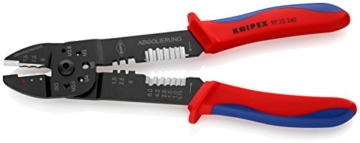 Knipex 97 22 240 - Crimpzange und Universalzange in einem - 