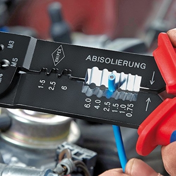 Knipex 97 22 240 - Crimpzange und Universalzange in einem - 