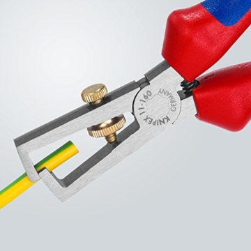 KNIPEX 11 02 160 Abisolierzange mit Mehrkomponenten-Hüllen - 