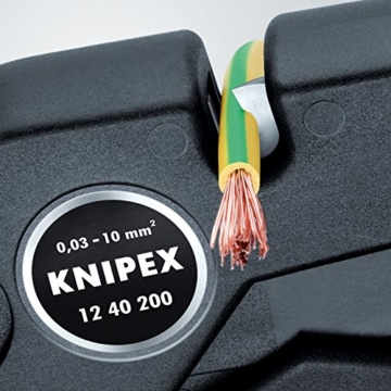 Knipex 12 40 200 - selbsteinstellende Abisolierzange - 