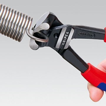 KNIPEX 61 02 200 Bolzen-Vornschneider hochübersetzt schwarz atramentiert mit schlanken Mehrkomponenten-Hüllen 200 mm - 