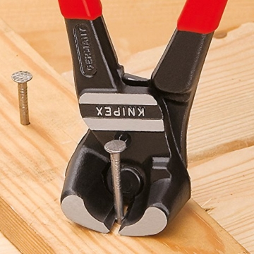KNIPEX 61 02 200 Bolzen-Vornschneider hochübersetzt schwarz atramentiert mit schlanken Mehrkomponenten-Hüllen 200 mm - 