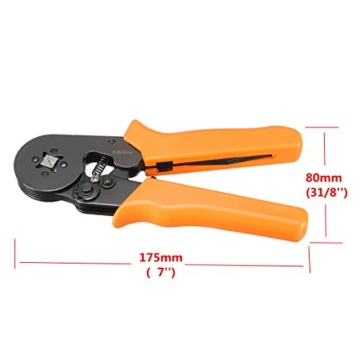 GOCHANGE Zwinge Crimper Zange set mit 800 Stecker Klemmenkasten Tool Kit,Crimpwerkzeuge Verwendet für 0.25-6.0mm mit 800 Kabelschuhe - 