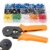 GOCHANGE Zwinge Crimper Zange set mit 800 Stecker Klemmenkasten Tool Kit,Crimpwerkzeuge Verwendet für 0.25-6.0mm mit 800 Kabelschuhe -